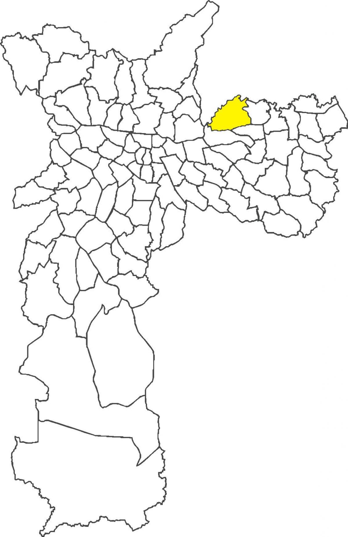 Карта Cangaíba район
