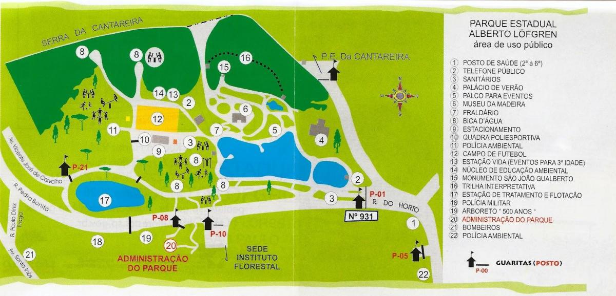 Карта-зауважила парку Альберто