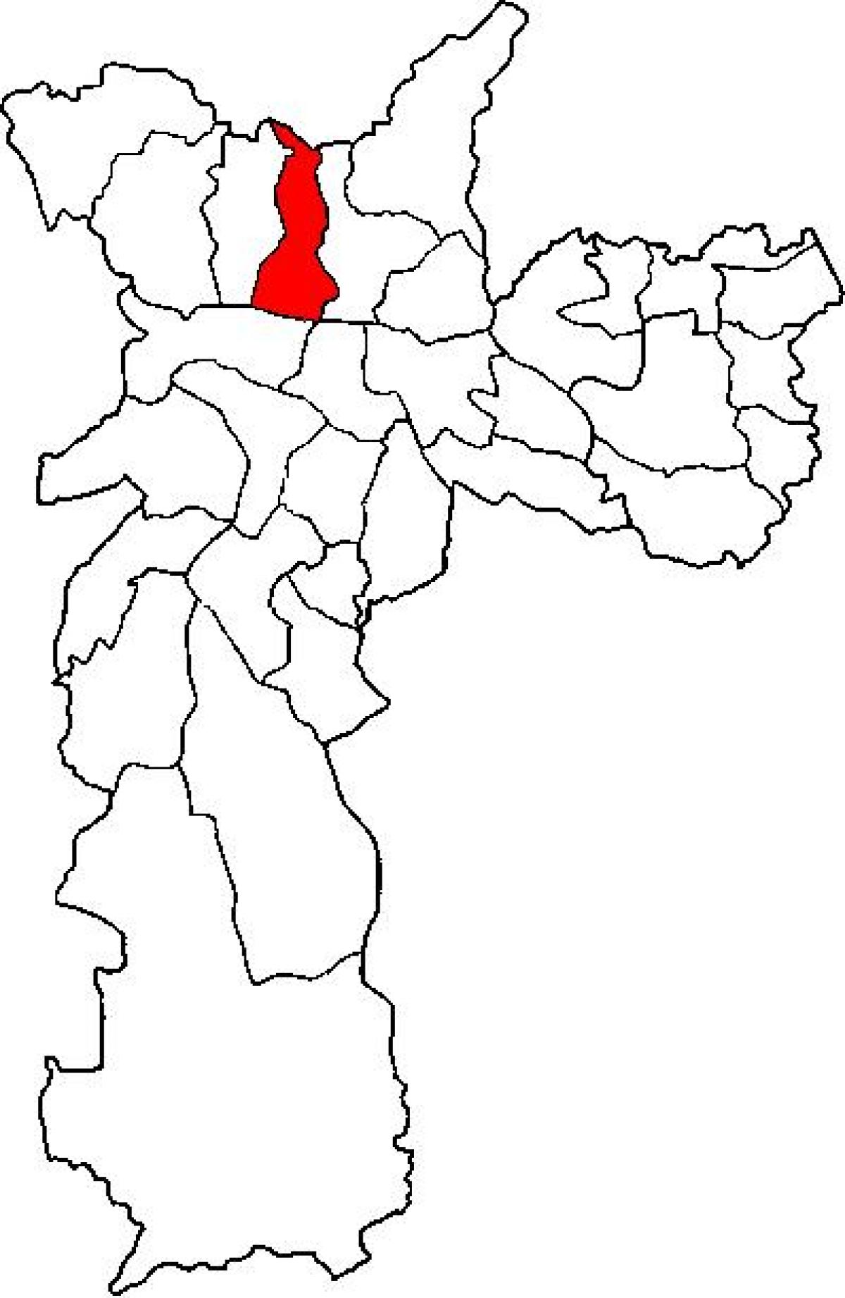 Карта Каса суб-префектури-Верде-Сан-Паулу