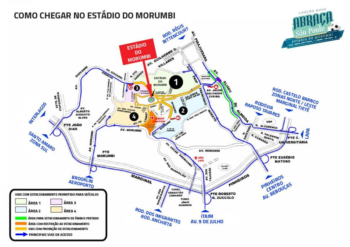 Карта Морумби стадіон