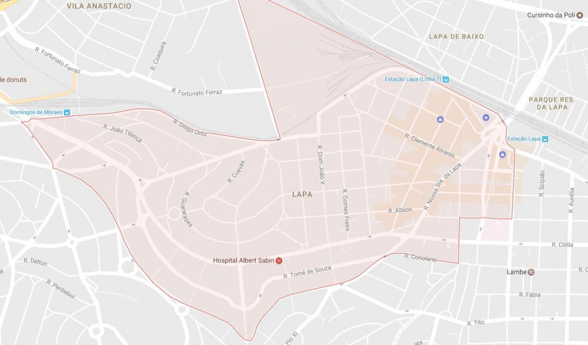 Карта-Лапа-Сан-Паулу