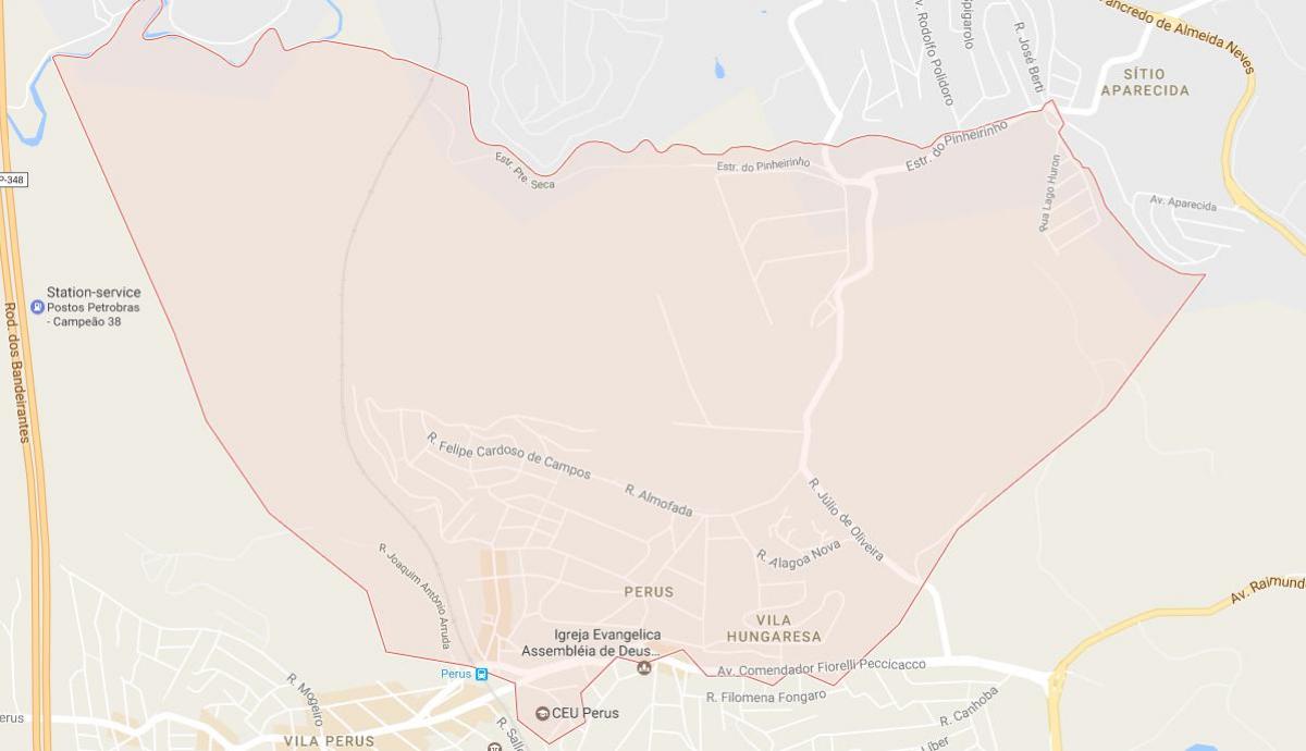 Карта Сан-Паулу Перус