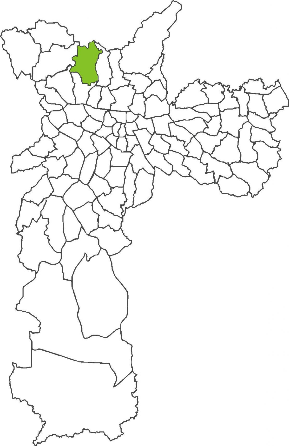Карта Brasilândia район
