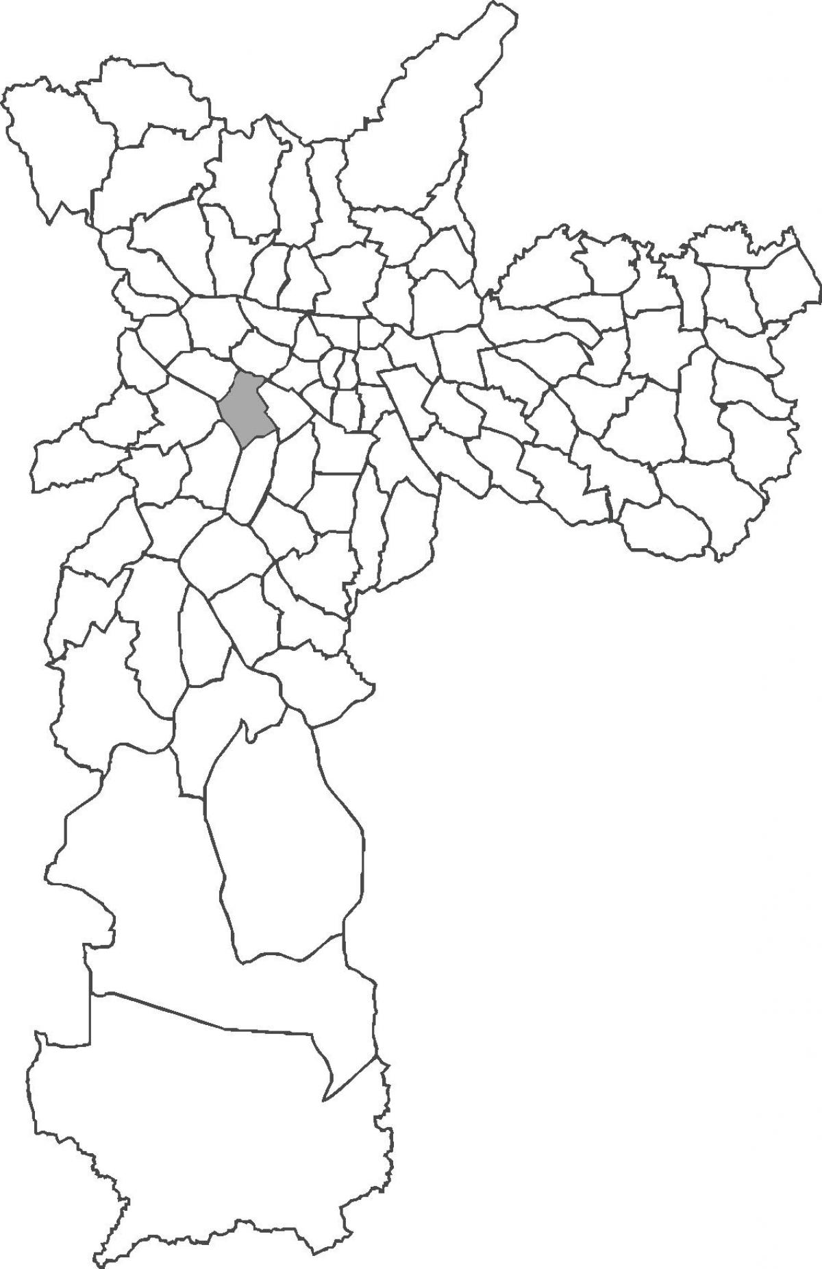 Карта районі Пинхейрос