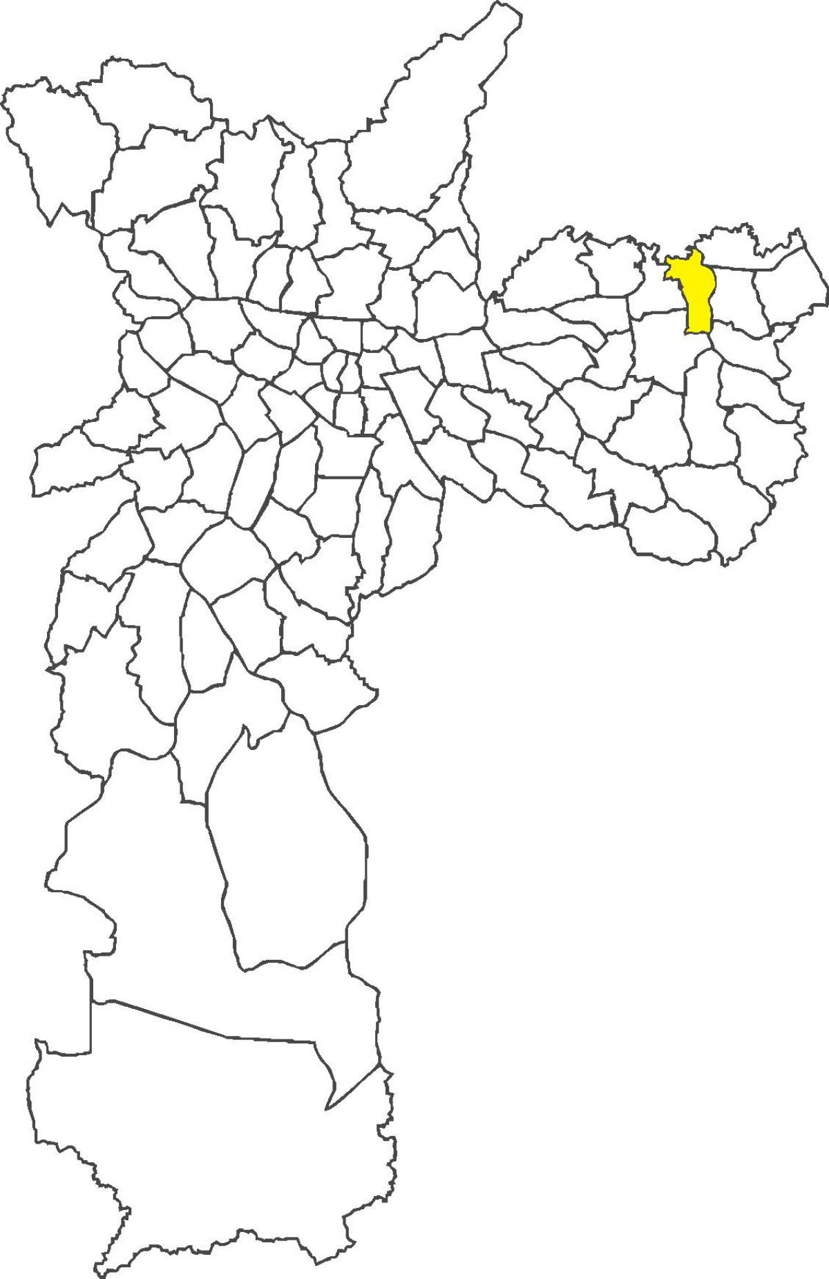 Карта Сан-Мігель-Пауліста район
