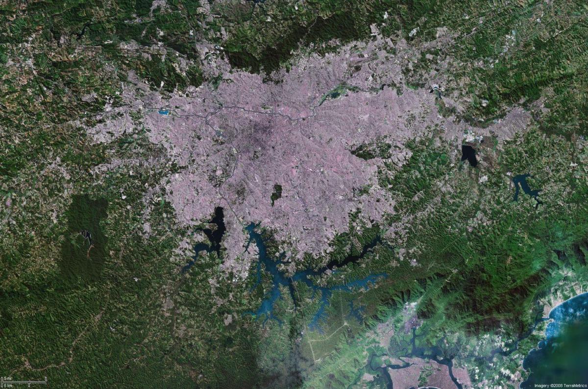 Супутникова Карта Сан-Паулу