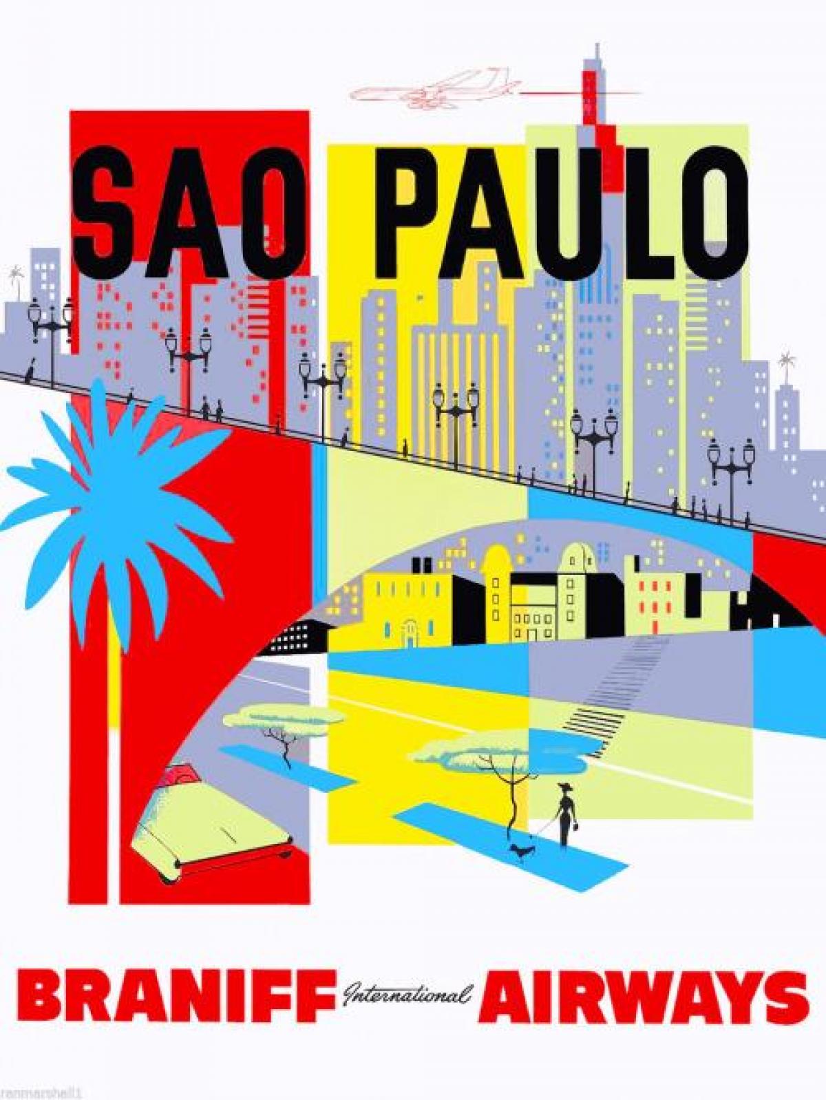Карта Сан-Паулу шпалери
