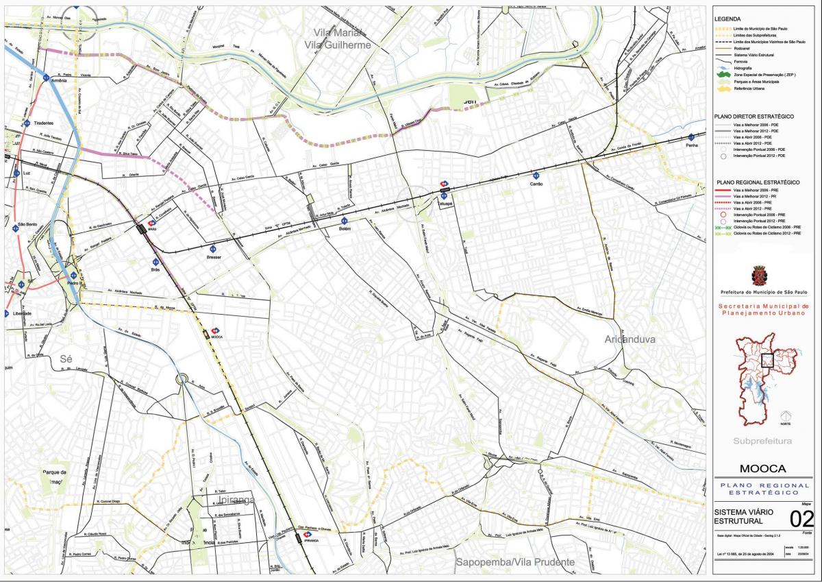 Карта станції Сан - Паулу - доріг
