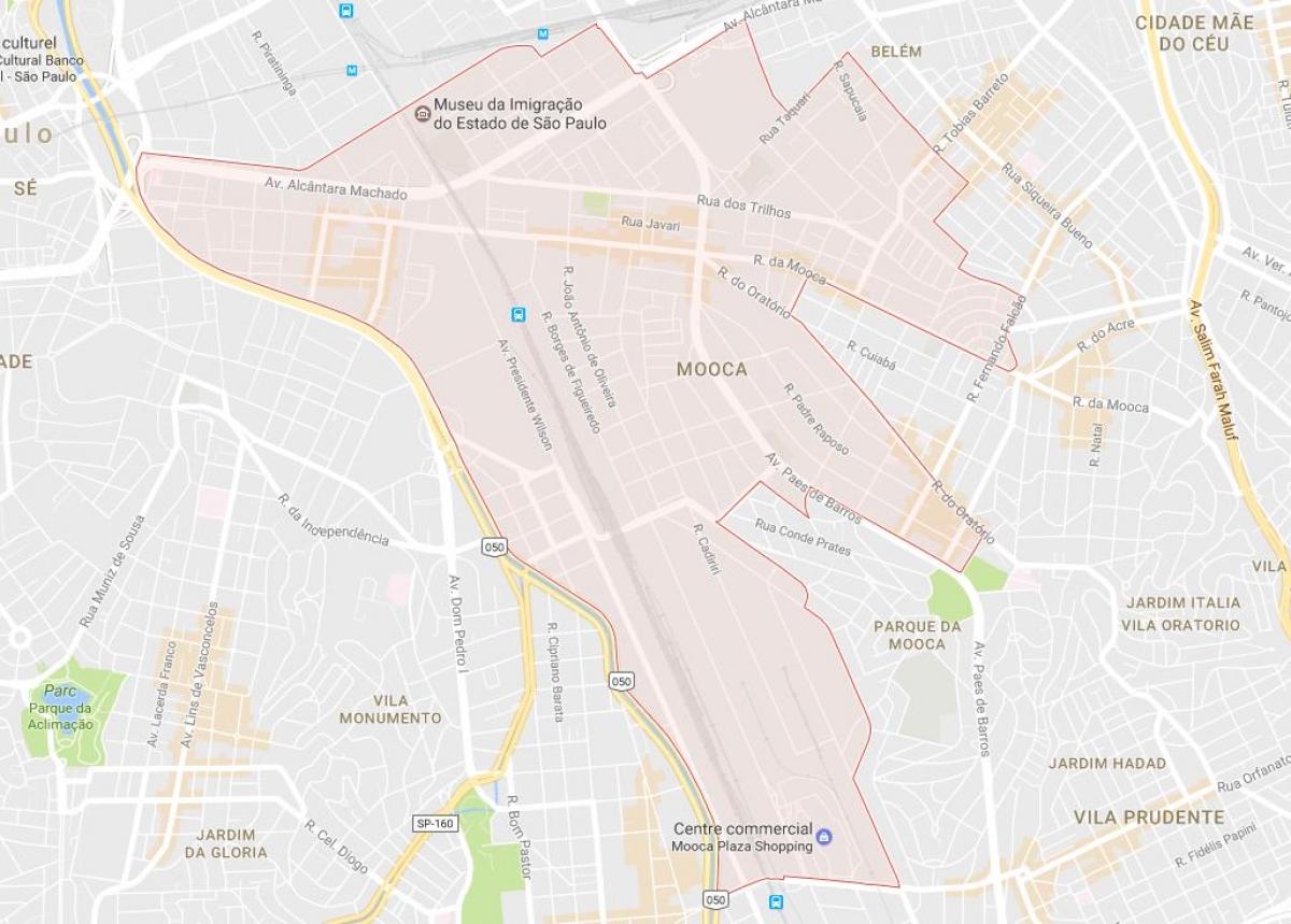 Карта станції Сан-Паулу