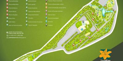 Карта Ботанічний сад Жундіаї