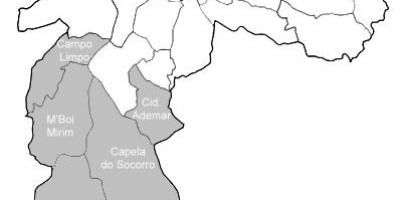 Карта зони-Суль-Сан-Паулу