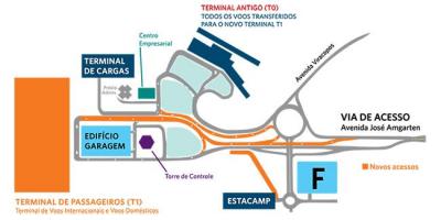 Карта міжнародного аеропорту Виракопус