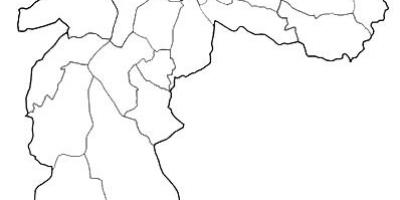 Карта Сан-Паулу Нордеште зони
