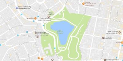 Карта парк акліматизації Сан-Паулу