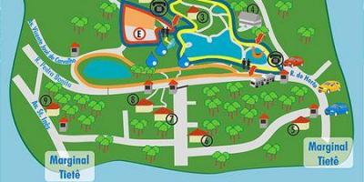 Карта-зауважила парк Альберто - квітковий сад