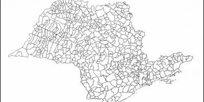Карта Сан-Паулу Діва - муніципалітети