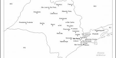 Карта Сан-Паулу Богородиці - головного міста