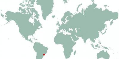 Карта Сан-Паулу в світі