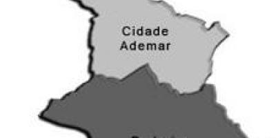 Карта міста супрефектур Адемар