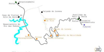Карта шлях до моря Сан-Паулу