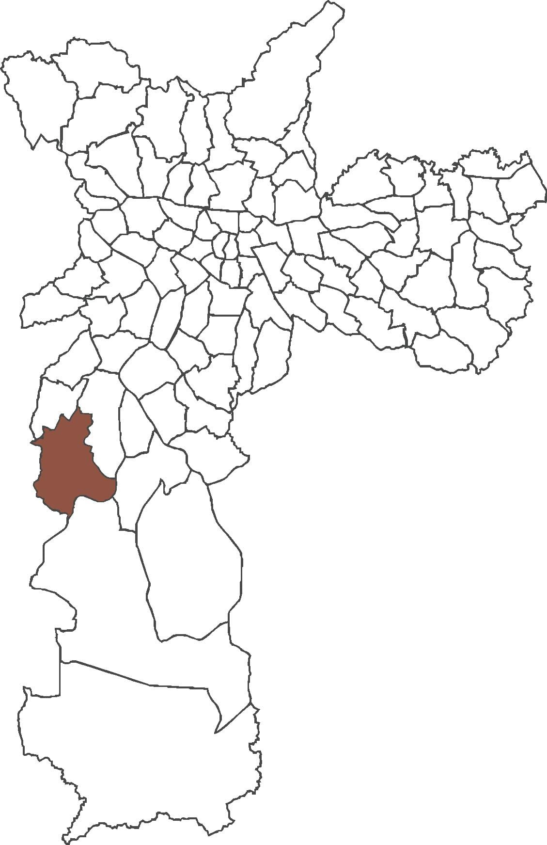 Карта Жардін Ангела району