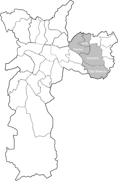 Карта зони Лешті 1 Сан-Паулу