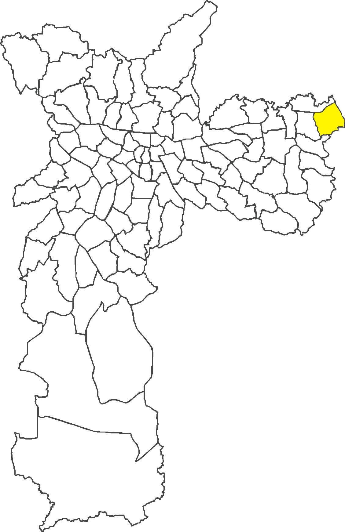 Карта Итайн Паулисте район