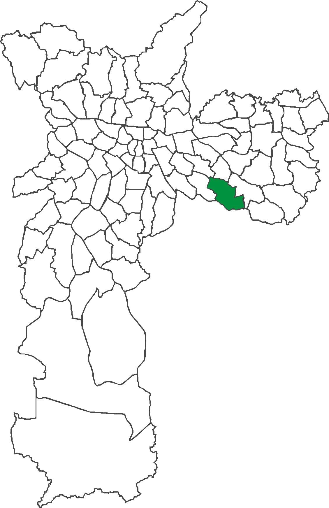 Карта район Sapopemba