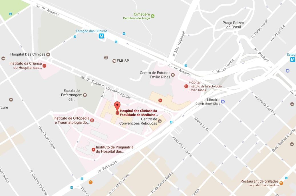 Карту лікарня Клиникас