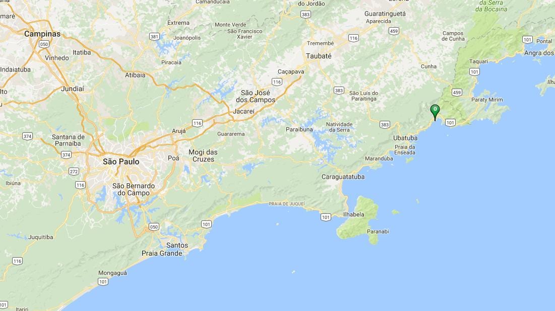 Карта пляжу Puruba
