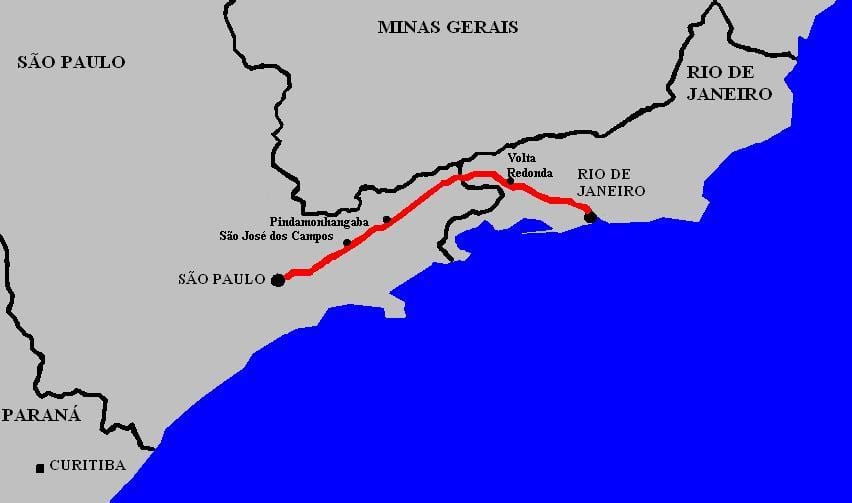 Карта шосе Президента Дутрів - кімн. 116