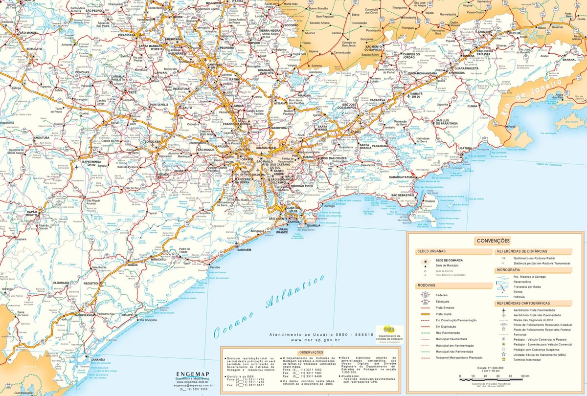 Карта міста Сан-Паулу