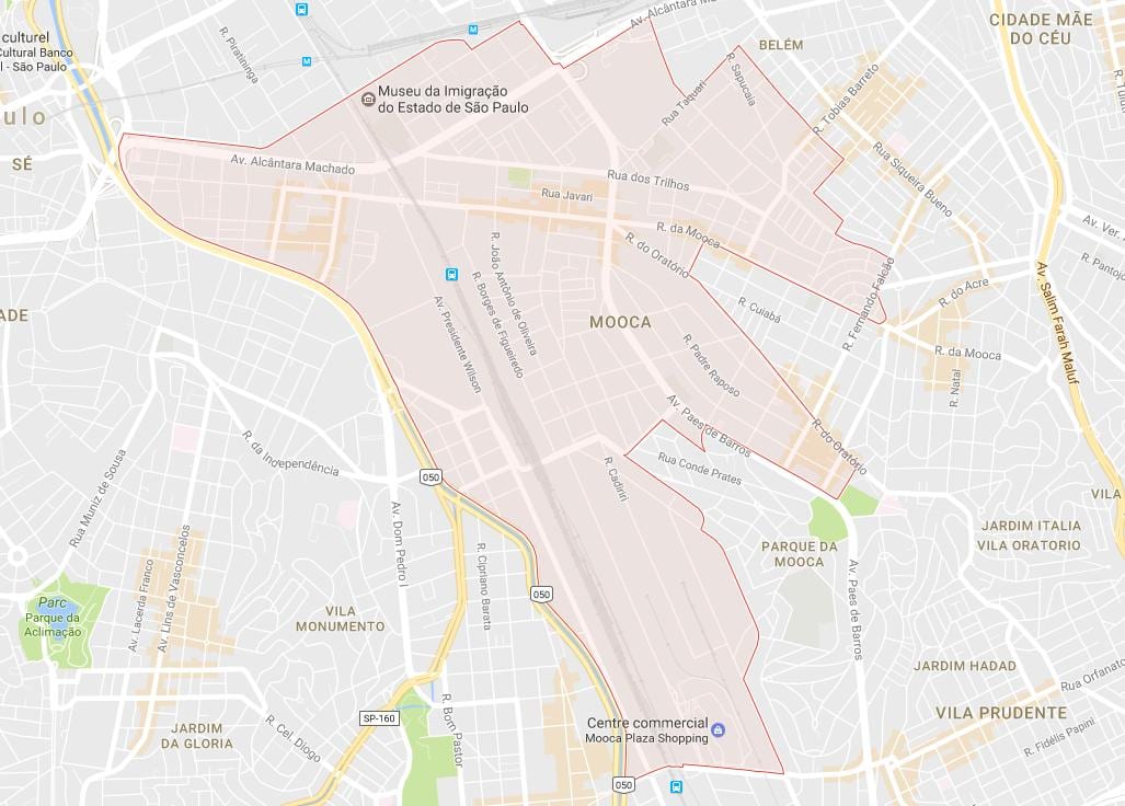 Карта станції Сан-Паулу