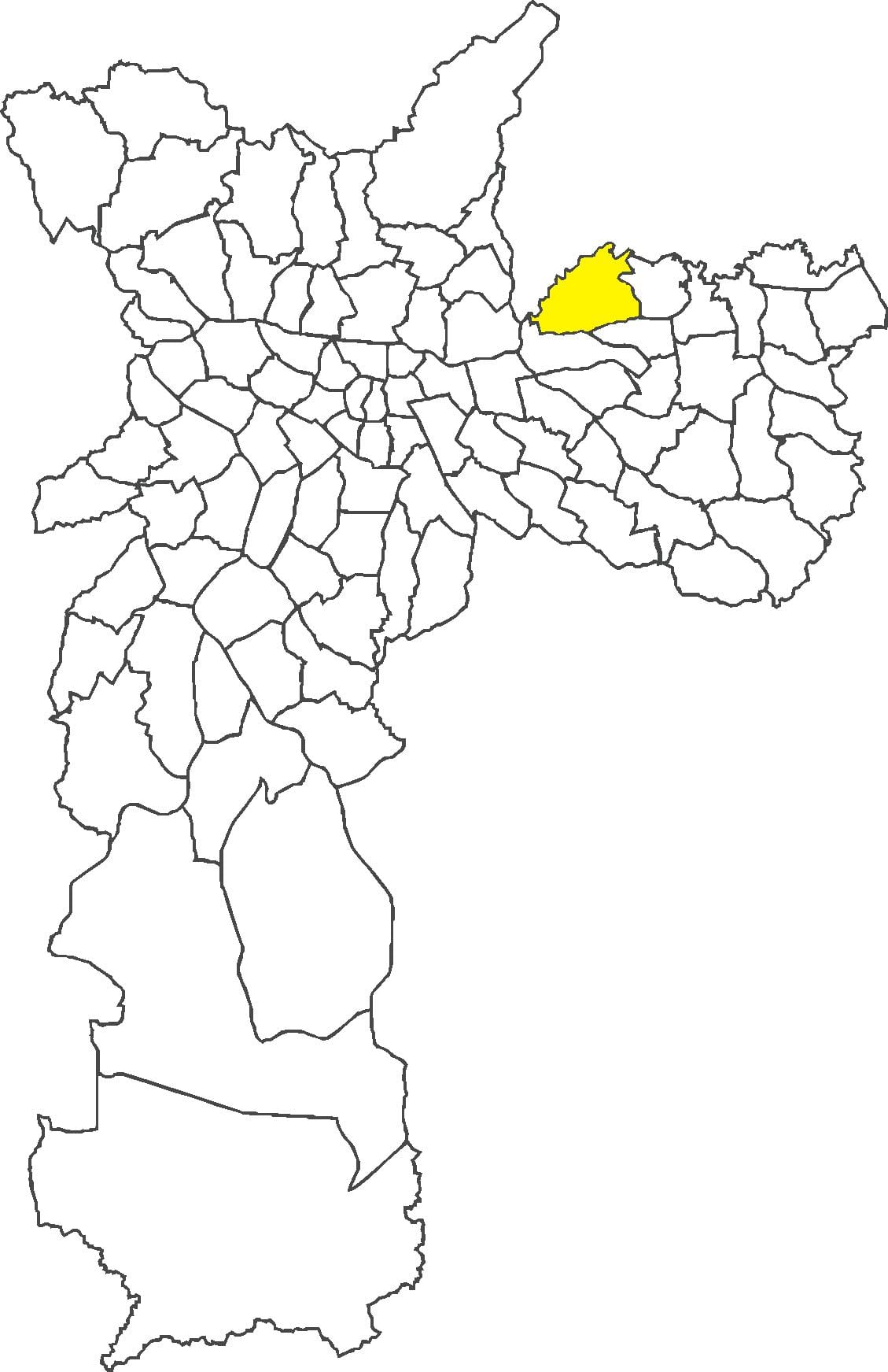Карта Cangaíba район