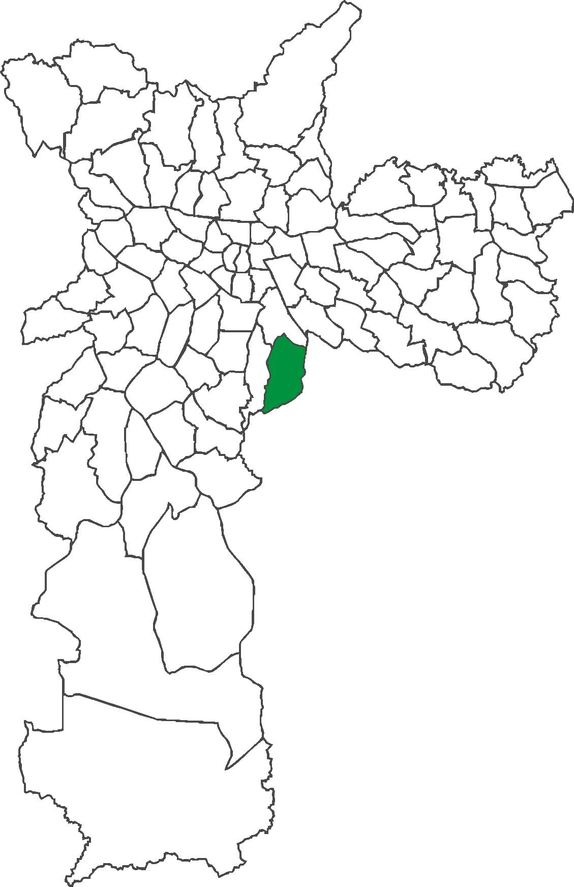 Карта Sacomã район