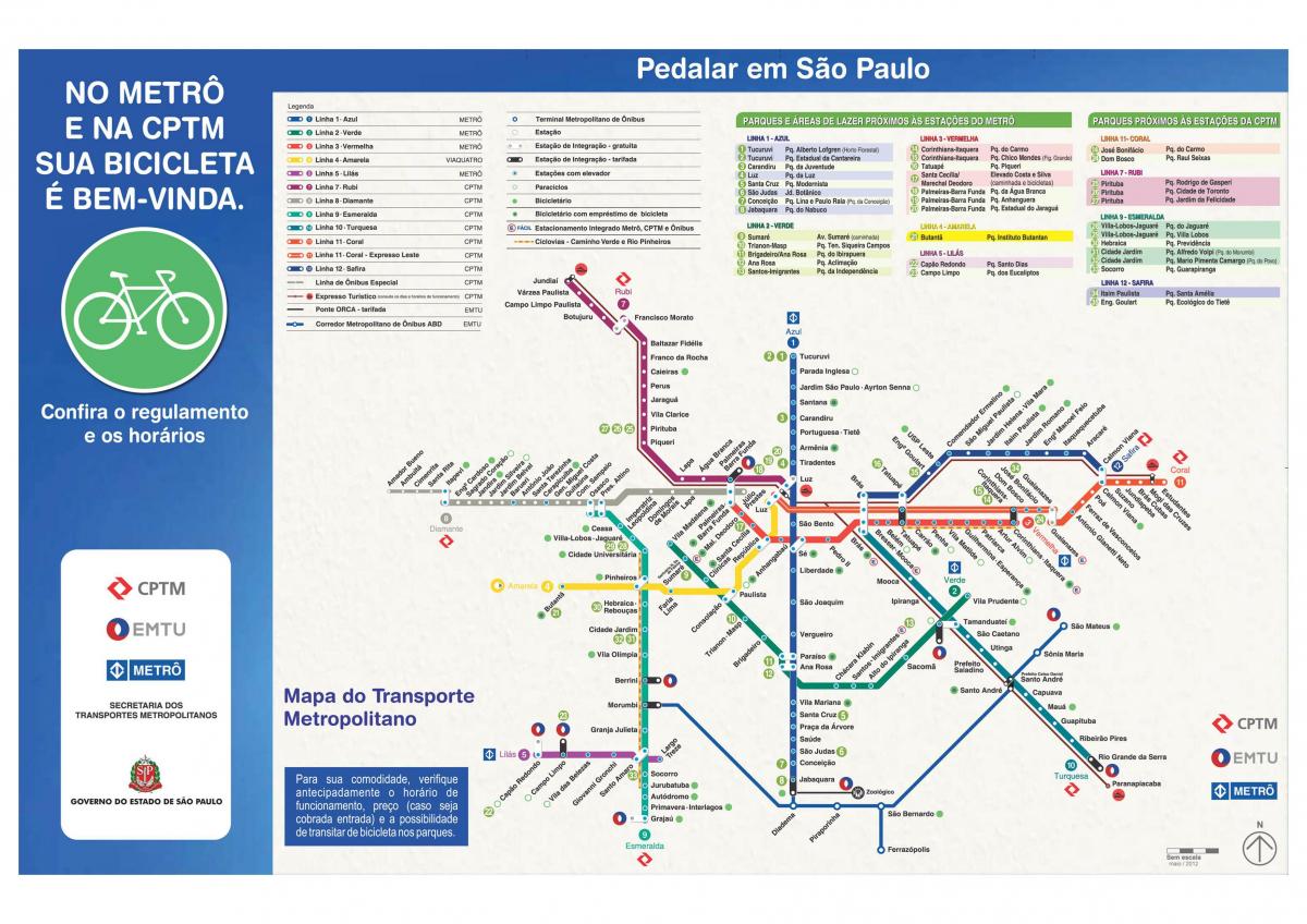Карта керівництво по Велоспорт-Сан-Паулу