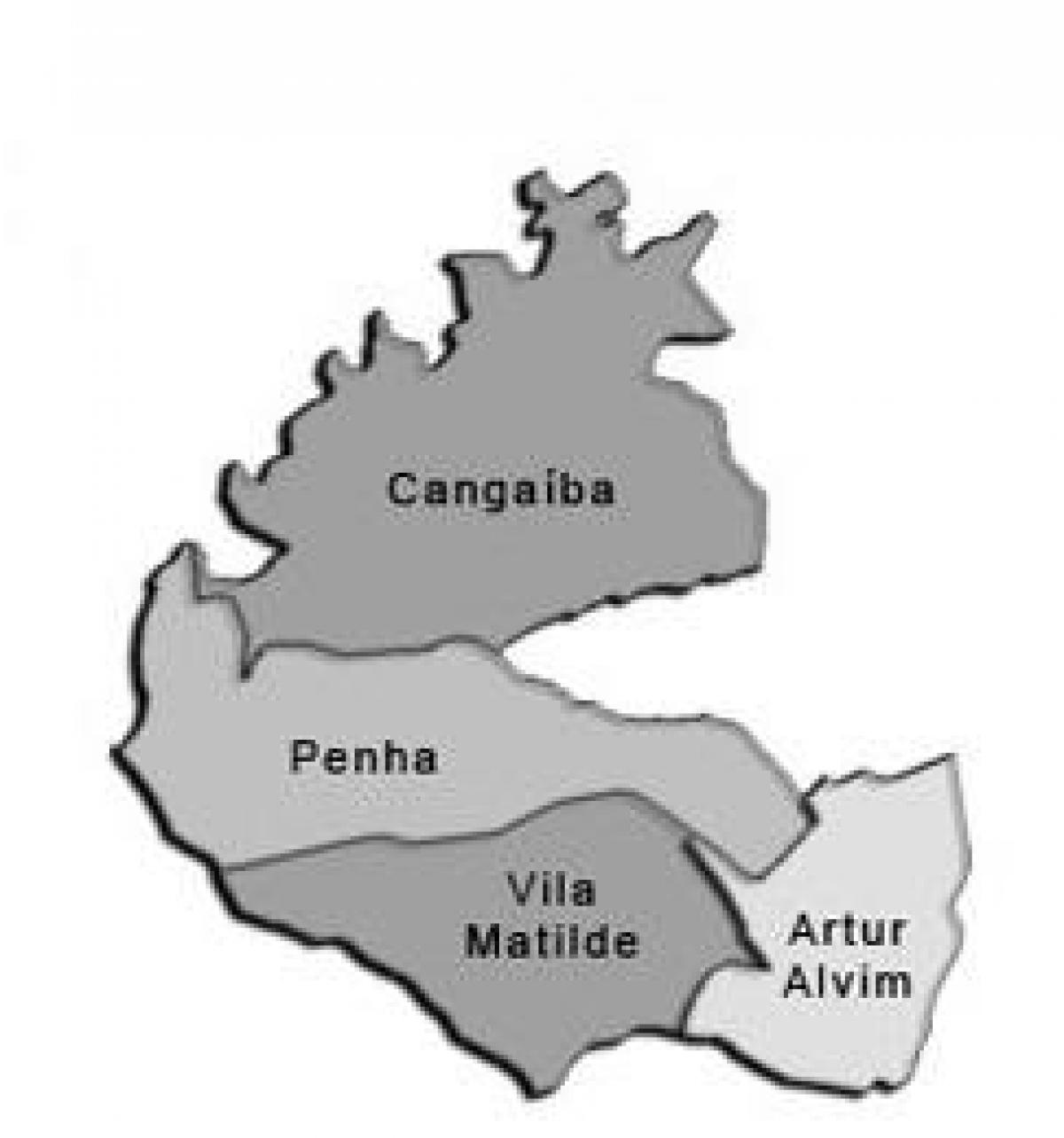 Карта Пенья префектурі ... 