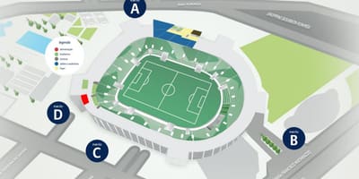 Карта Альянц Парк - рівень 1