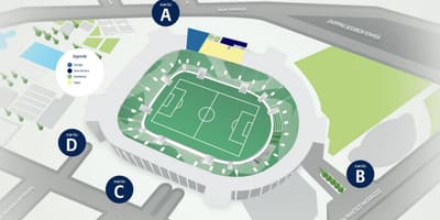 Карта Альянц Парк - рівень 2