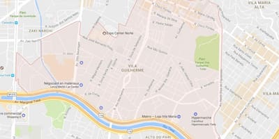 Карта Сан-Паулу-Віла Гильерне