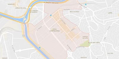 Карта Сан-Паулу Віла Леопольдіна