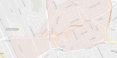 Карта Сан-Паулу-Віла-Пруденти