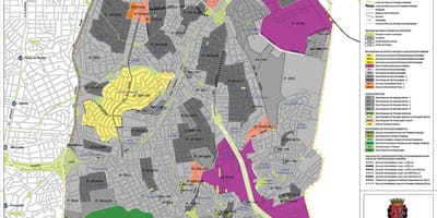 Карта Ипиранга-Сан-Паулу - захоплення землі