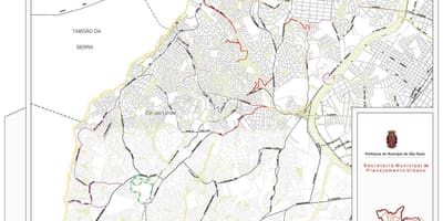 Карта Кампу-Лимпу-Сан-Паулу - доріг