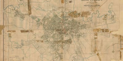 Карта колишній Сан - Паулу - 1916