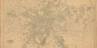 Карта колишній Сан - Паулу - 1943