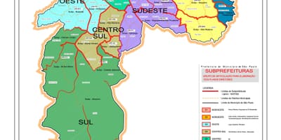 Карта регіонів Сан-Паулу