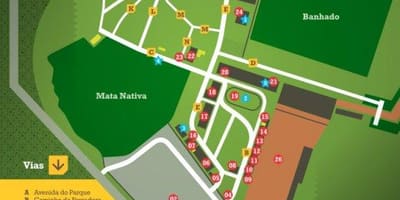 Карта парку Сан-Паулу Родейо