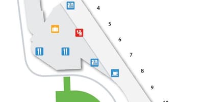 Карта аеропорт СГГ