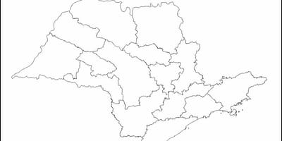 Карта Сан-Паулу Діва - регіони